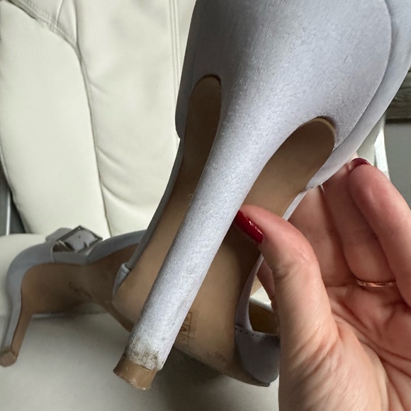 Jessica Simpson Blue Two Piece Heels - Size 7.5 - Picture 2 of 11